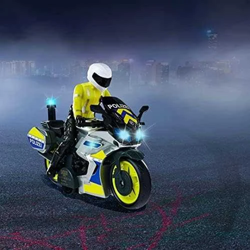 Dickie padažo policijos motociklas 17 cm