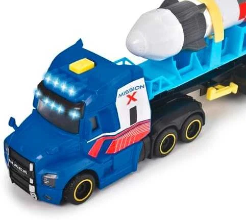 „Dickie City“ sunkvežimis su „Space Mission“ sunkvežimiu 41 cm raketa