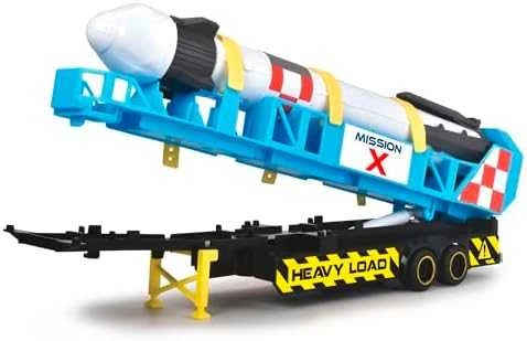 „Dickie City“ sunkvežimis su „Space Mission“ sunkvežimiu 41 cm raketa