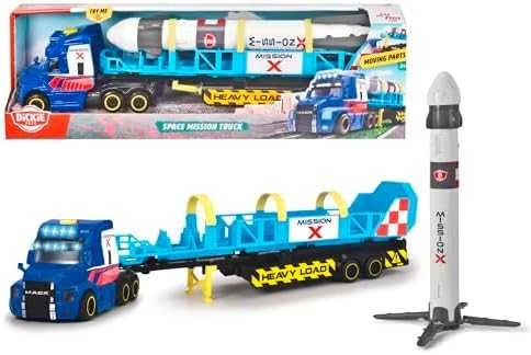 „Dickie City“ sunkvežimis su „Space Mission“ sunkvežimiu 41 cm raketa
