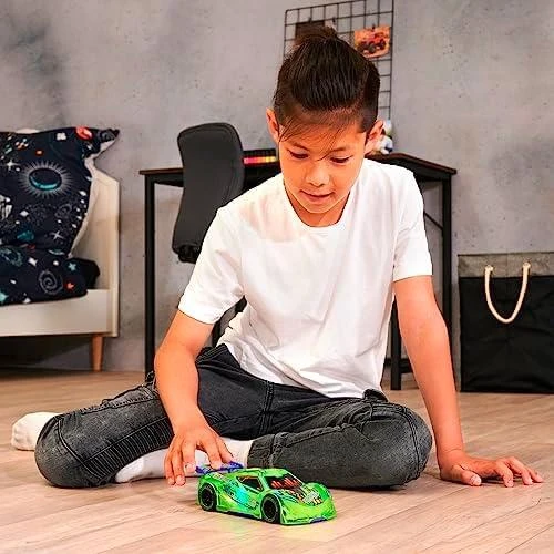 Lenktyninis automobilis su žibintais Garsas Speed Tronic Dickie Toys