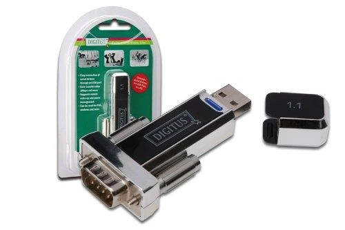 Assmann Electronic Assmann elektroninis DIGITUS 40x keitiklis USB2.0 į serijinį RS232 įsk. USB laidas 80cm juodas FTDI/FT323RL Chipset