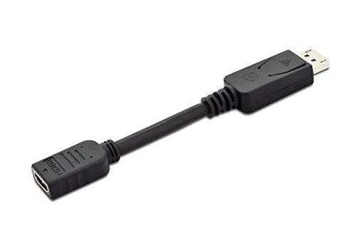 Assmann Electronic „Assmann“ elektroninio DIGITUS adapterio kabelio ekranasPrievadas HDMI M/F 0,15 m AW28