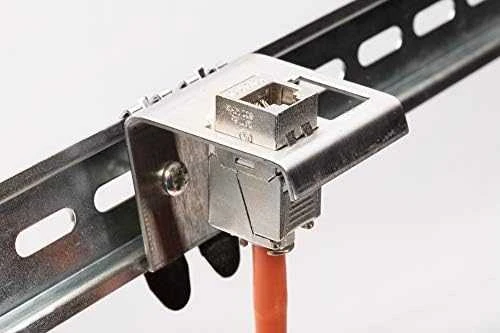 Digitus Adapteris DIN dviem Keystone moduliams (2xKeystone), montavimas 45° kampu, metalinis