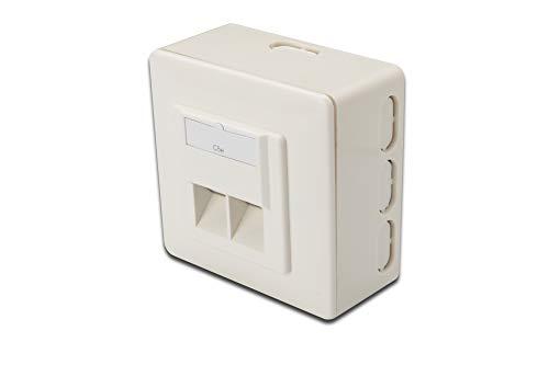 Moduliniai sieniniai lizdai Digitus CAT 5e 2x RJ45 LSA