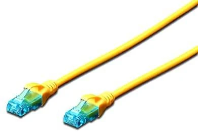 Assmann Electronic DIGITUS CAT 5e U-UTP patch kabelis PVC AWG 26/7 ilgis 1 m spalva juodas