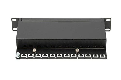 Assmann Electronic DIGITUS Patch Panel 10 colių Cat6 12 prievadų ekranuotas 10 colių
