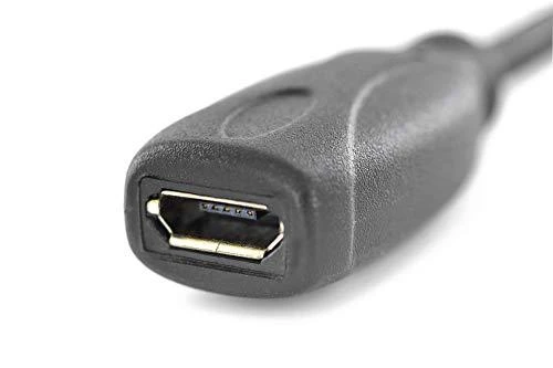 Assmann Electronic ASSMANN USB Type-C adapterio kabelis tipas C - micro B M/F 0 1m High-Speed bl
