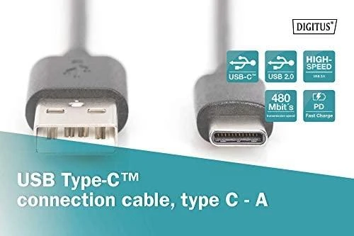 Digitus Assmann Electronic ASSMANN USB Type-C jungties kabelis Type-C - A