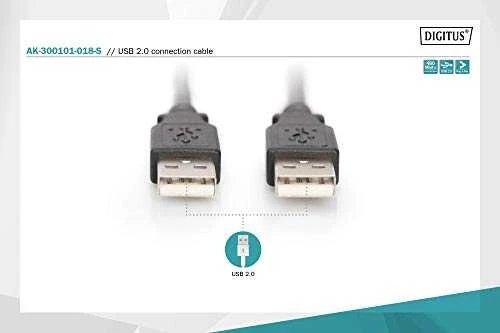 Digitus | USB 2.0 connection cable | AK-300101-018-S