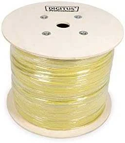 Assmann Electronic DIGITUS Montavimo kabelis cat.7 S/FTP B2ca vientisas laidas AWG 23/1 LSOH 500m oranžinis ritė