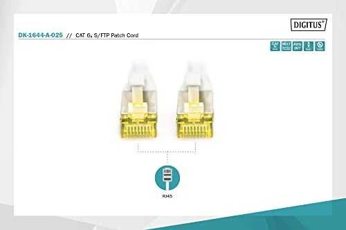 Digitus Kabelis patch CAT6 2,5m S/FTP pilka