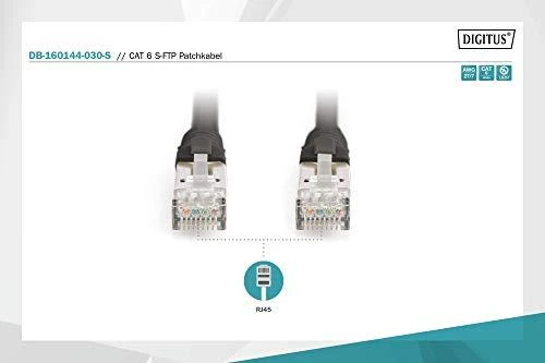 Digitus Patchk., CAT6, RJ451m, S-FTP (DB-160144-010-S)
