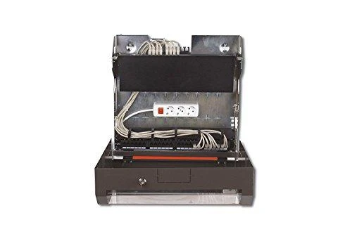 Assmann Electronic DIGITUS sieninė spinta 19 colių plona linija 5HE montavimo galimybė 2HE vertikali 3HE horizontali juodas RAL 9005