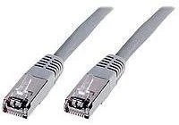 DIGITUS Patchkabel Cat5e SF/UTP Ste. RJ45 1,00m grau Polybeutel