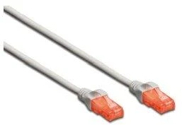 Assmann Electronic DIGITUS CAT 6 U-UTP pataisomasis kabelis Cu LSZH AWG 26/7 ilgis 0,50 m spalvotas pilkas