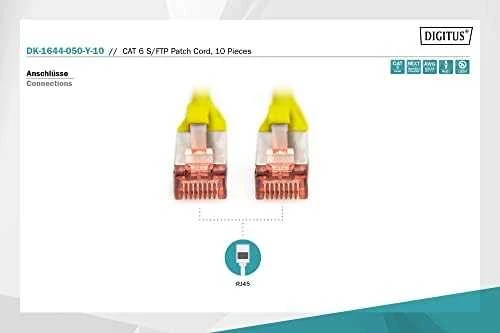 Digitus CAT 6 S/FTP jungiamasis kabelis