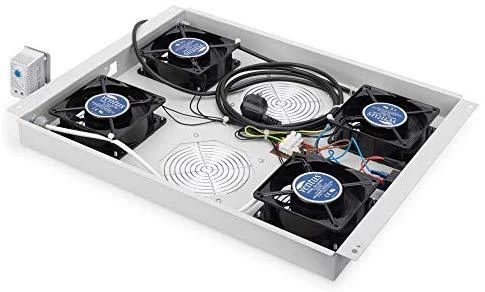 Digitus Roof oro kondicionierius serverių stelažams Unique Pilkas (DN-19 FAN-4-SRV)