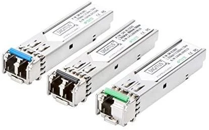 Šakotuvas Modulis SFP Digitus 1.25 Gbps SFP Modul, 20km, SM, LC podwójny, 1000Base-LX, 1310nm, ind.