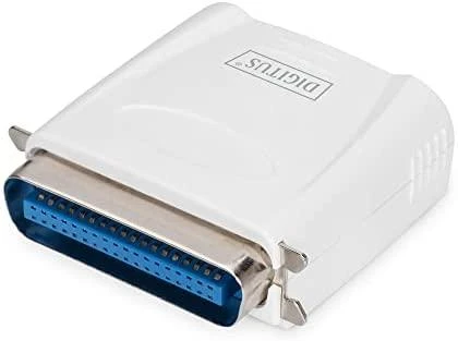 Assmann Electronic DIGITUS greitas eterneto spausdinimo serveris 1xParallel 1xRJ-45 su maitinimo šaltiniu