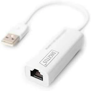 Assmann Electronic DIGITUS USB3.0 į Gigabit Ethernet adapteris RJ45 10/100/1000 Mbps baltas