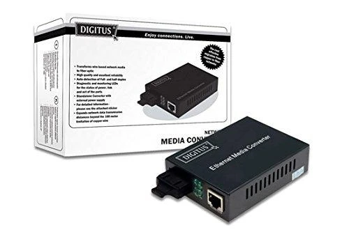 DIGITUS Gigabit Ethernet Media Converter, Multimode | Digitus