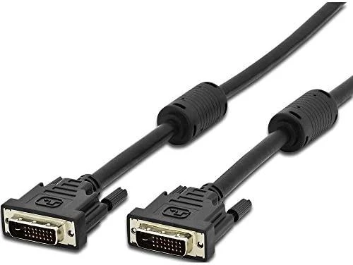 Assmann Electronic DIGITUS VGA laidinis kabelis DVI 5m Dual Link 2Ferrit Cores K8 bulk 24+1 AWG28 max. 2560x1600