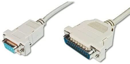 Assmann Electronic DIGITUS Duomenų perdavimo ilgintuvas D-Sub9 M/F 2m serijinis formuotas be