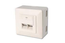 Moduliniai sieniniai lizdai Digitus CAT 5e 2x RJ45 LSA