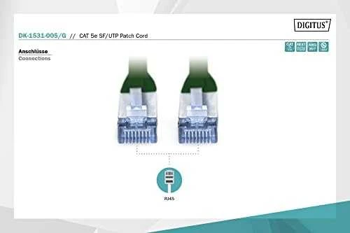 DIGITUS CAT 5e SF/UTP pataisos laidas