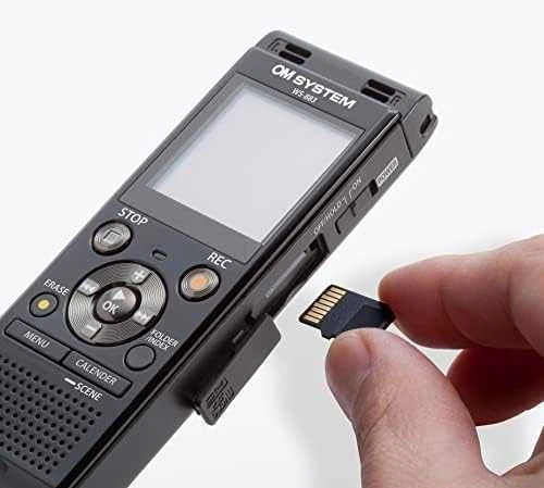 Diktofonas Olympus | Digital Voice Recorder | WS-883 | Juodas | MP3 playback