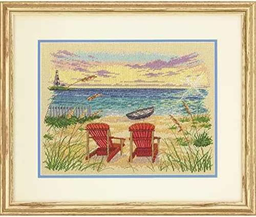 DIMENSIONS Simplicity Creative Corp Kryželiu siuvinėjimo rinkinys Outer Banks 33x25,4 cm D70-35412