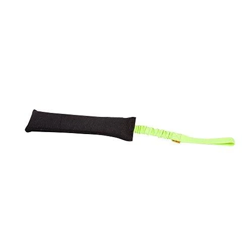 Dingo kramtymui agility 8 x 27 cm juoda, guminė rankena - žalia - 15594