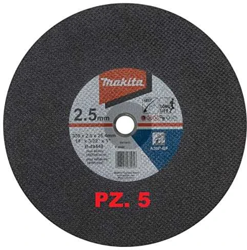 Makita Pjovimo diskas Metalui 355x25,4x2,5mm (5Vnt.) 2414NB, LW1400 B-49448-5