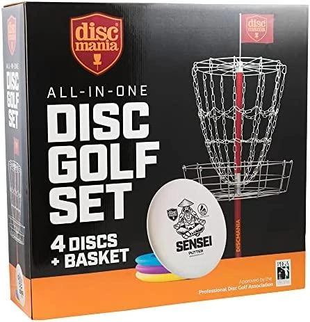 Diskgolfo taikinio rinkinys DISCMANIA su diskais