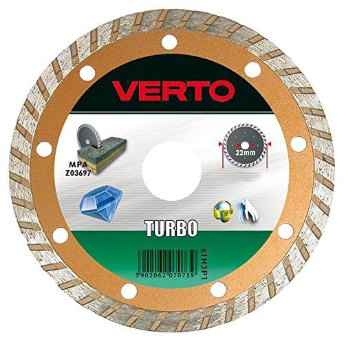 Tarcza Verto 125x22,2 mm turbo deimantinis diskas - 61H2T5