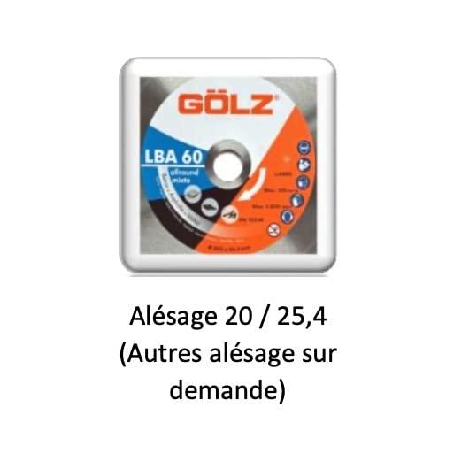 Deimantinis diskas GOLZ LCA 65 Ø350x25,4mm
