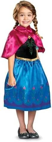 Disguise Disney Frozen Anna Frozen princesės karnavalinis kostiumas 110-122 cm (4-6 metai)