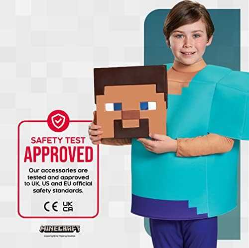Disguise GoDan Steve kostiumas - Minecraft (licencija) M 7-8 m