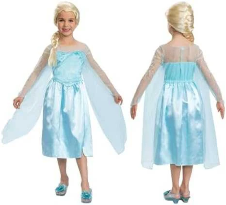 Jakks Disney Frozen Elsos Frozen princesės karnavalinis kostiumas 109-123 cm (5-6 metų)