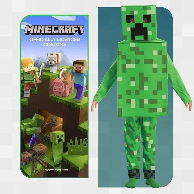 Disguise Puošnus „GoDan Creeper“ kostiumas „Minecraft“, dydis M