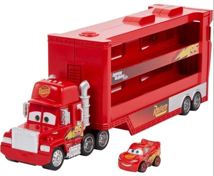 Mattel Cars transporteris Makas mini lenktynininkams (GNW34)