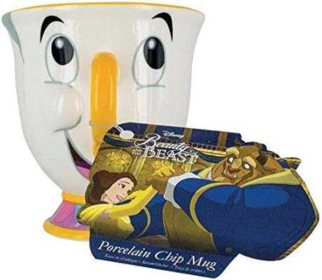Paladone Disney Beauty And The Beast Chip 3D pudelis (200ml)