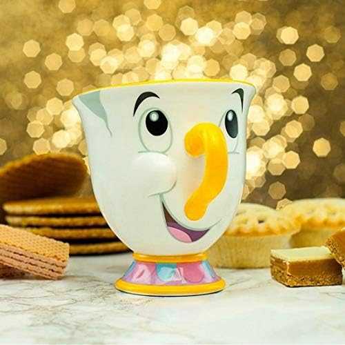 Paladone Disney Beauty And The Beast Chip 3D pudelis (200ml)