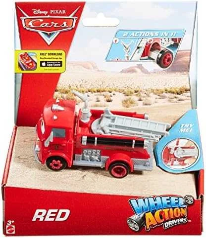 Mattel CARS mašinėlė Action Drivers, raudona, DKV37