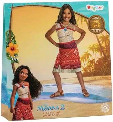 Disguise Vaikų kostiumas karnavalinis kostiumas Disney Vaianos kostiumas 2 M 7-8 metų
