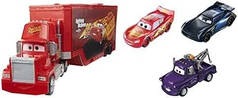 Mattel Cars transporteris Makas su žaidimų aikštele