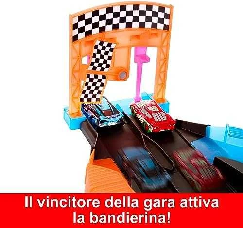 Mattel „Cars Night Race“ šviečianti trasa „HPD80“