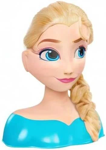 Disney Frozen Lėlė plaukų šukavimo ir formavimo galvutė Disney Princess Elsa Frozen +