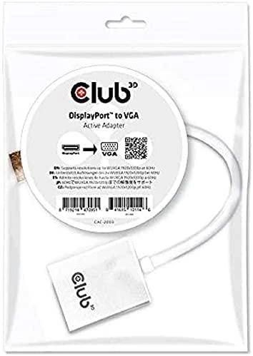 CLUB 3D Displayport prie VGA Active Adapte